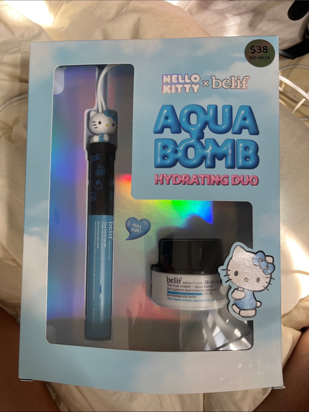 New Aqua Bomb Belif x Hello kitty
